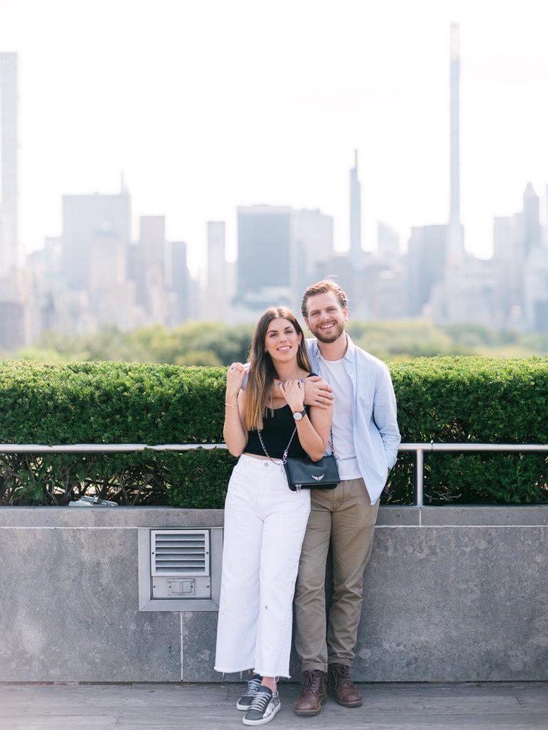 Engagement Photo on The Met Rooftop