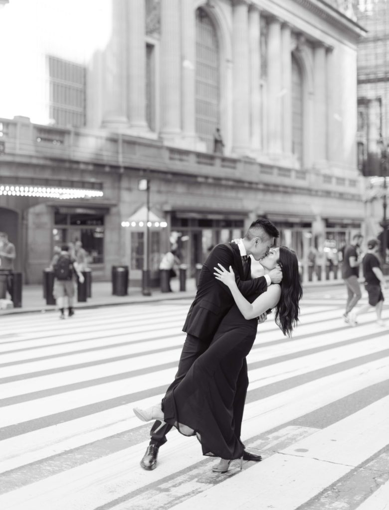 42nd Street Engagement Photo